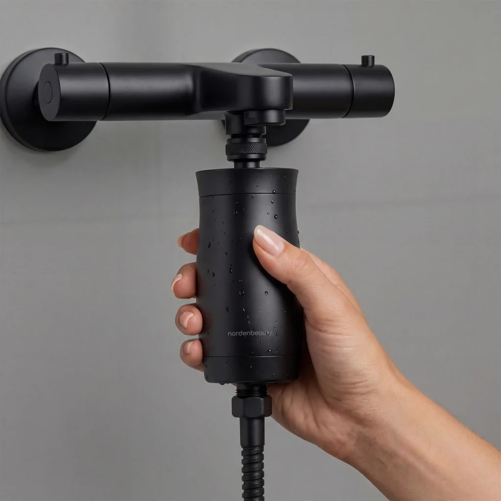 Vett pehmendav dušifilter